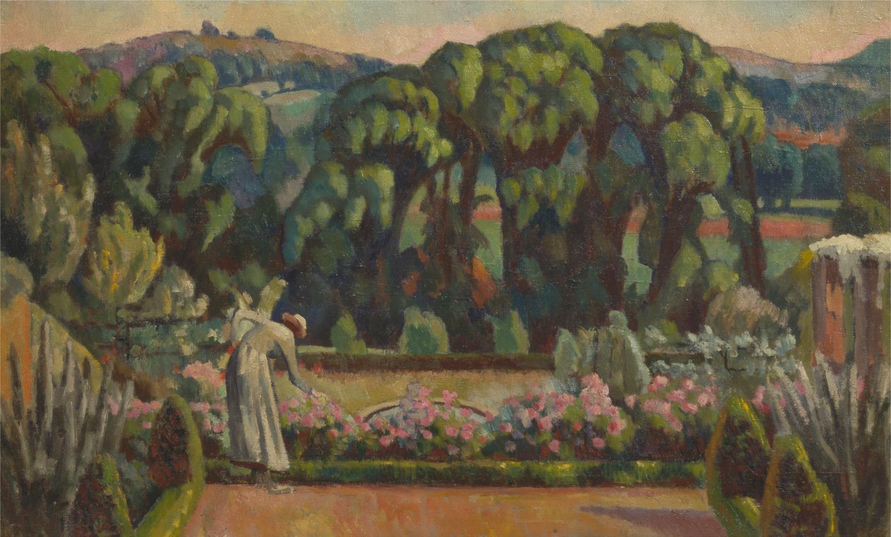 A művész kertje Durbins-ban, Guildfordban alkotó: Roger Fry