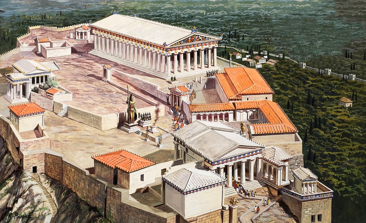Az Akropolisz és a Parthenon alkotó: Roger Payne
