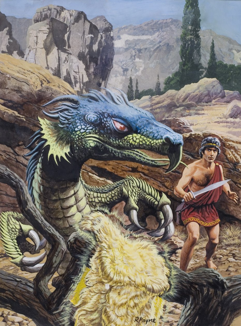 Az aranygyapjú legendája (gouache, papír) alkotó: Roger Payne