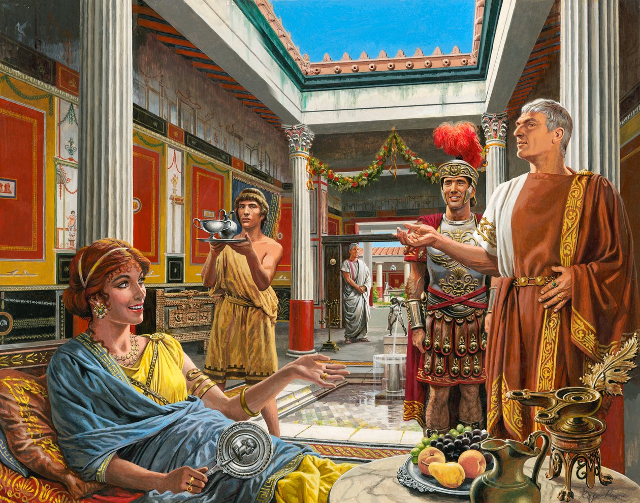 Élet Pompejiben alkotó: Roger Payne