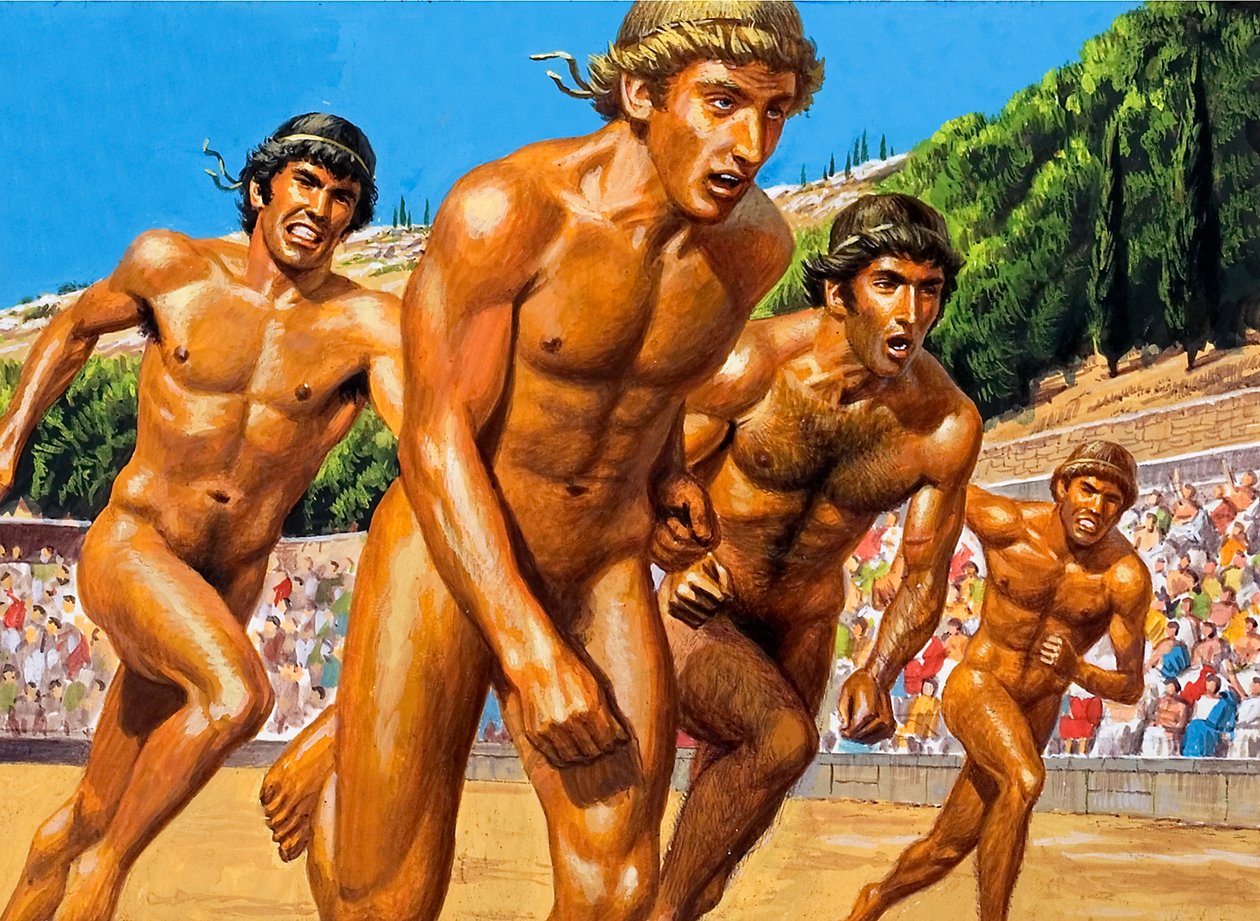 Olimpiai futók alkotó: Roger Payne