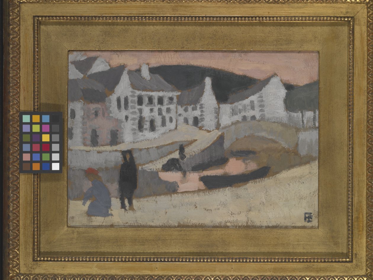 The Canal, Bretagne Landscape (olaj, tömörített farostlemezen, masonitra szerelve) alkotó: Roger de La Fresnaye