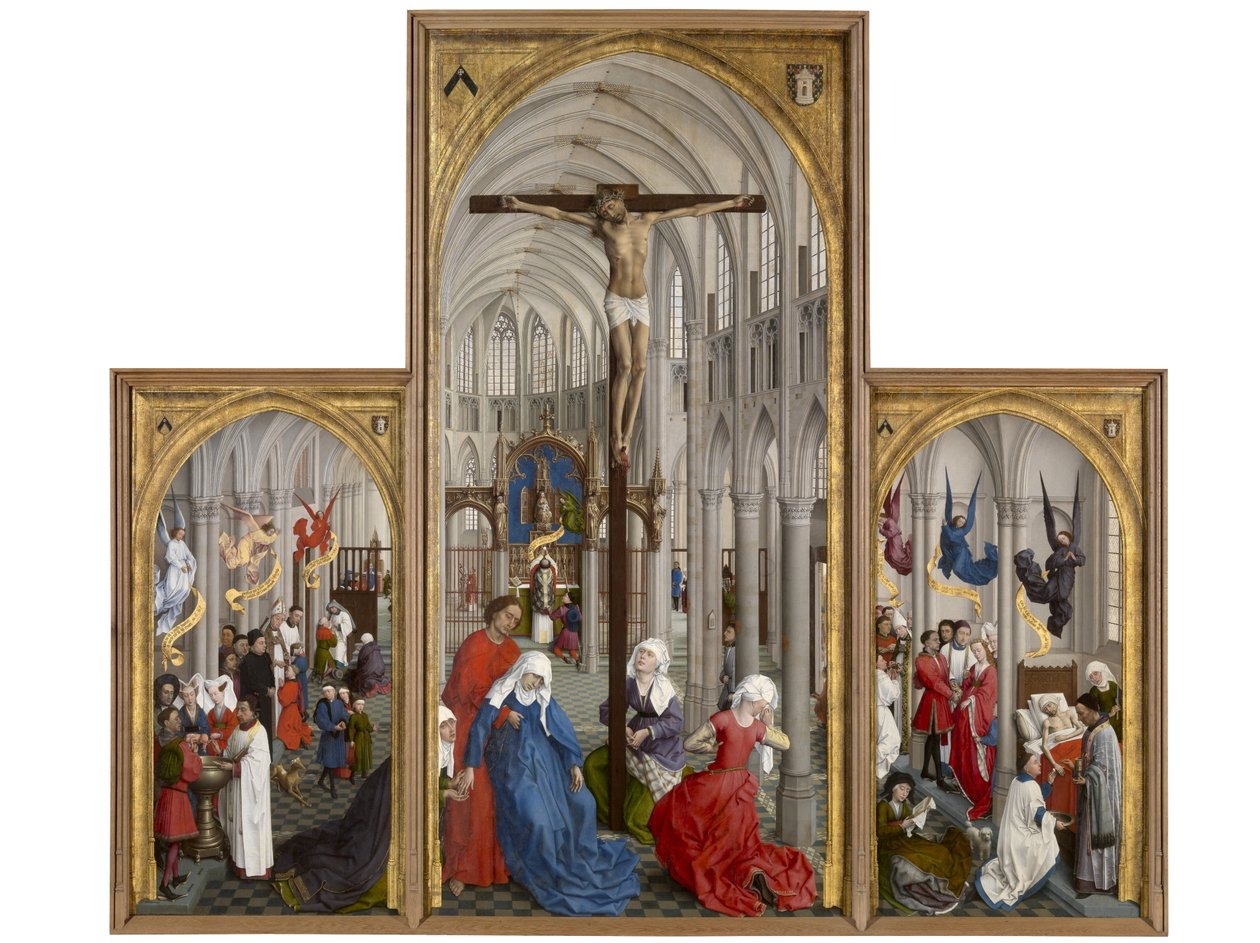 Hét szentségi oltárkép alkotó: Rogier van der Weyden