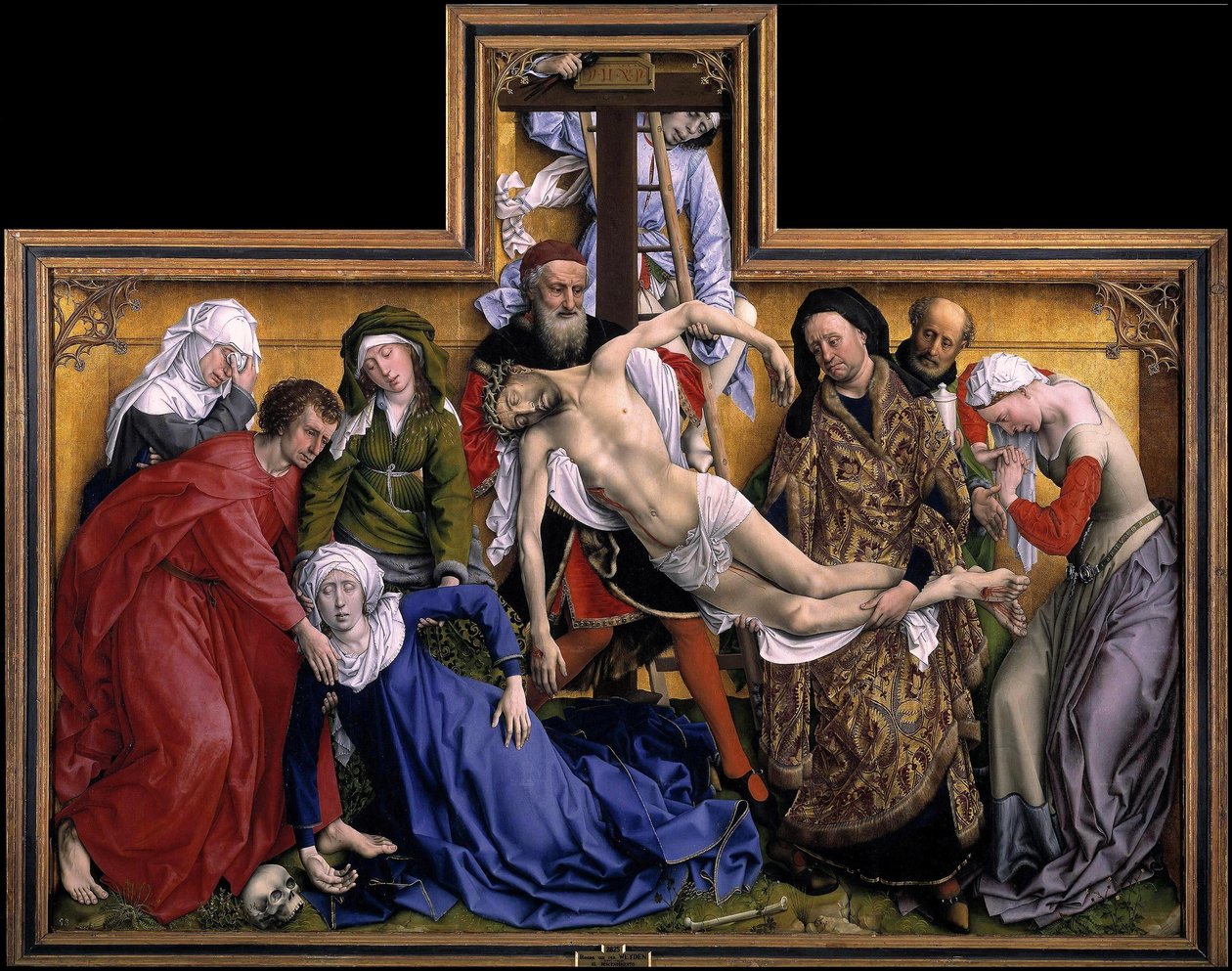 Letétbe helyezés alkotó: Rogier van der Weyden