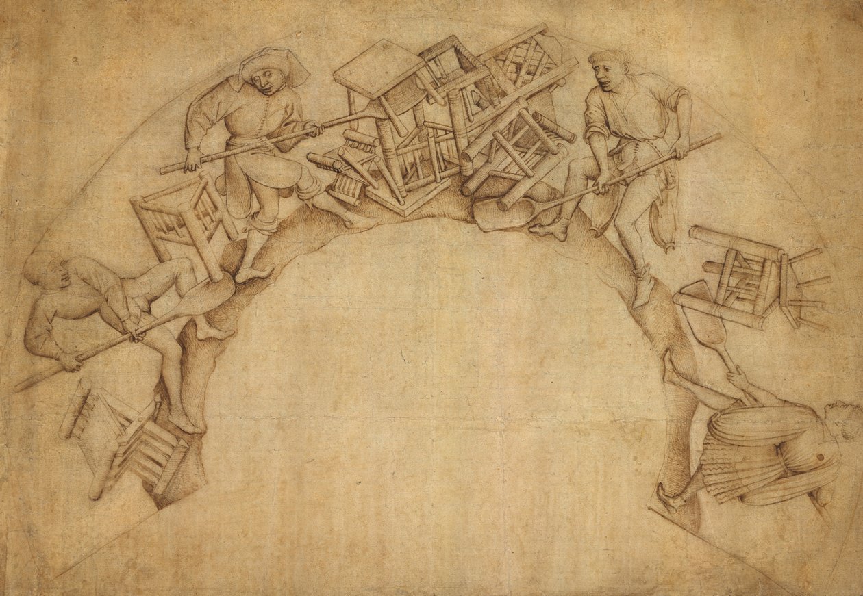Férfi lapátoló székek alkotó: Rogier van der Weyden