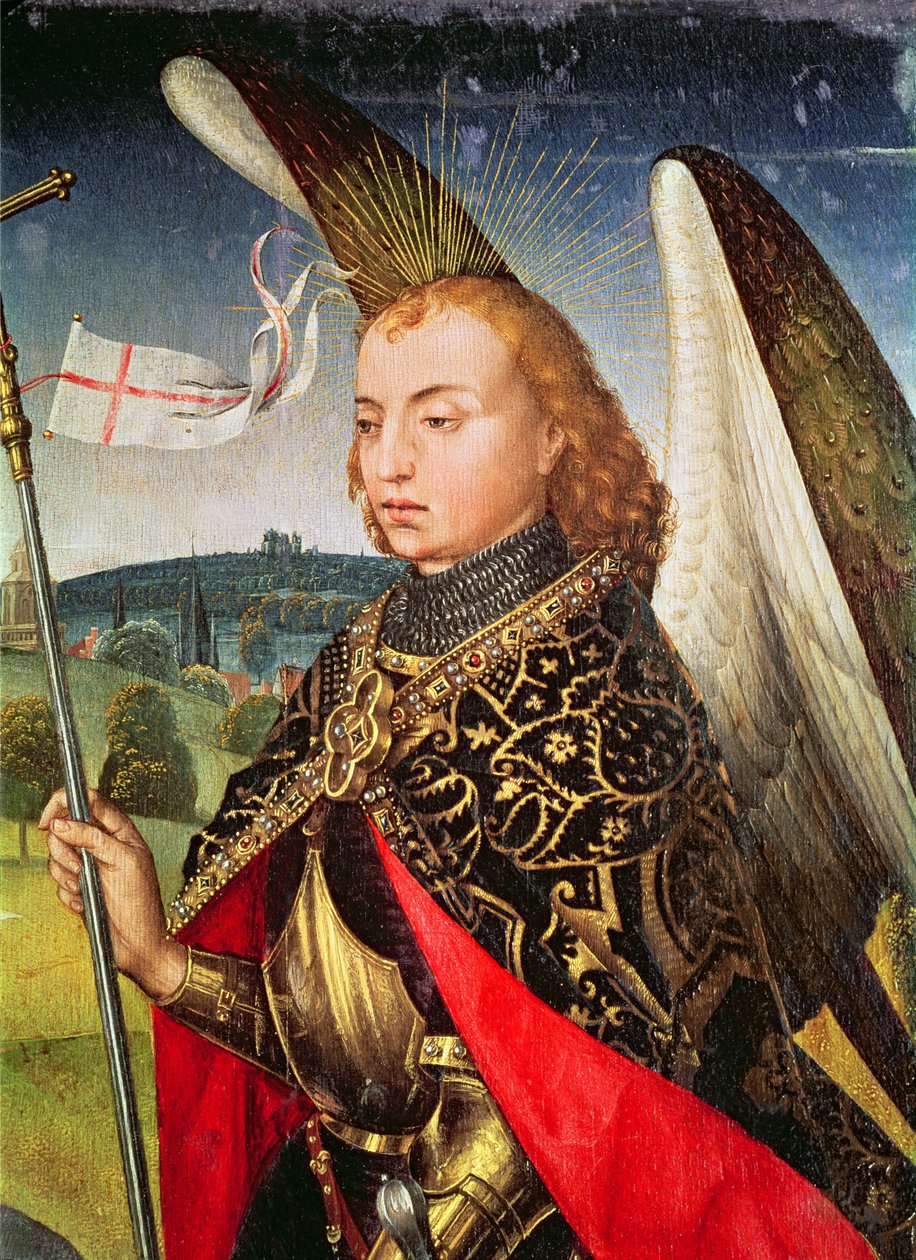 Szent Mihály arkangyal, 1460-66 (344038 részlet) alkotó: Rogier van der Weyden