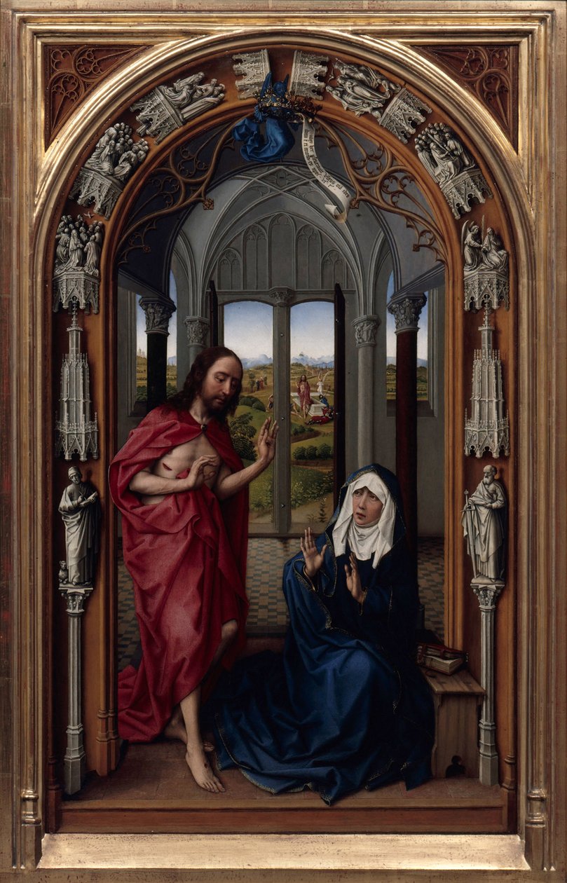 A Miasszonyunk oltára (Miraflores -oltár) alkotó: Rogier van der Weyden
