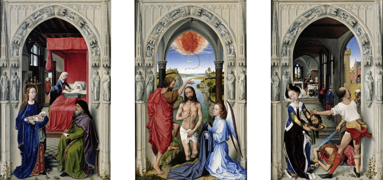 A Szent János oltár alkotó: Rogier van der Weyden