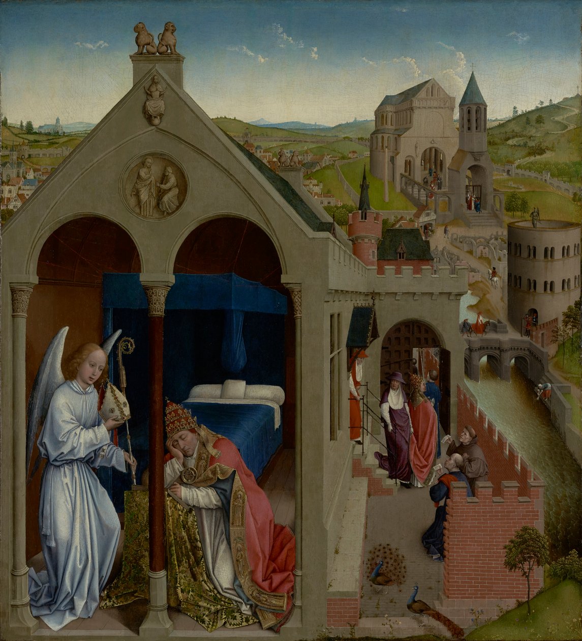 Sergius pápa álma, 1430 körül alkotó: Rogier van der Weyden