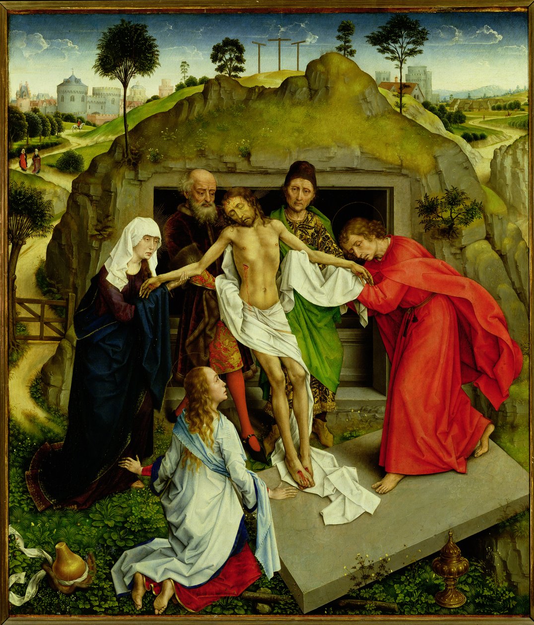 A síremlék, 1450 körül alkotó: Rogier van der Weyden