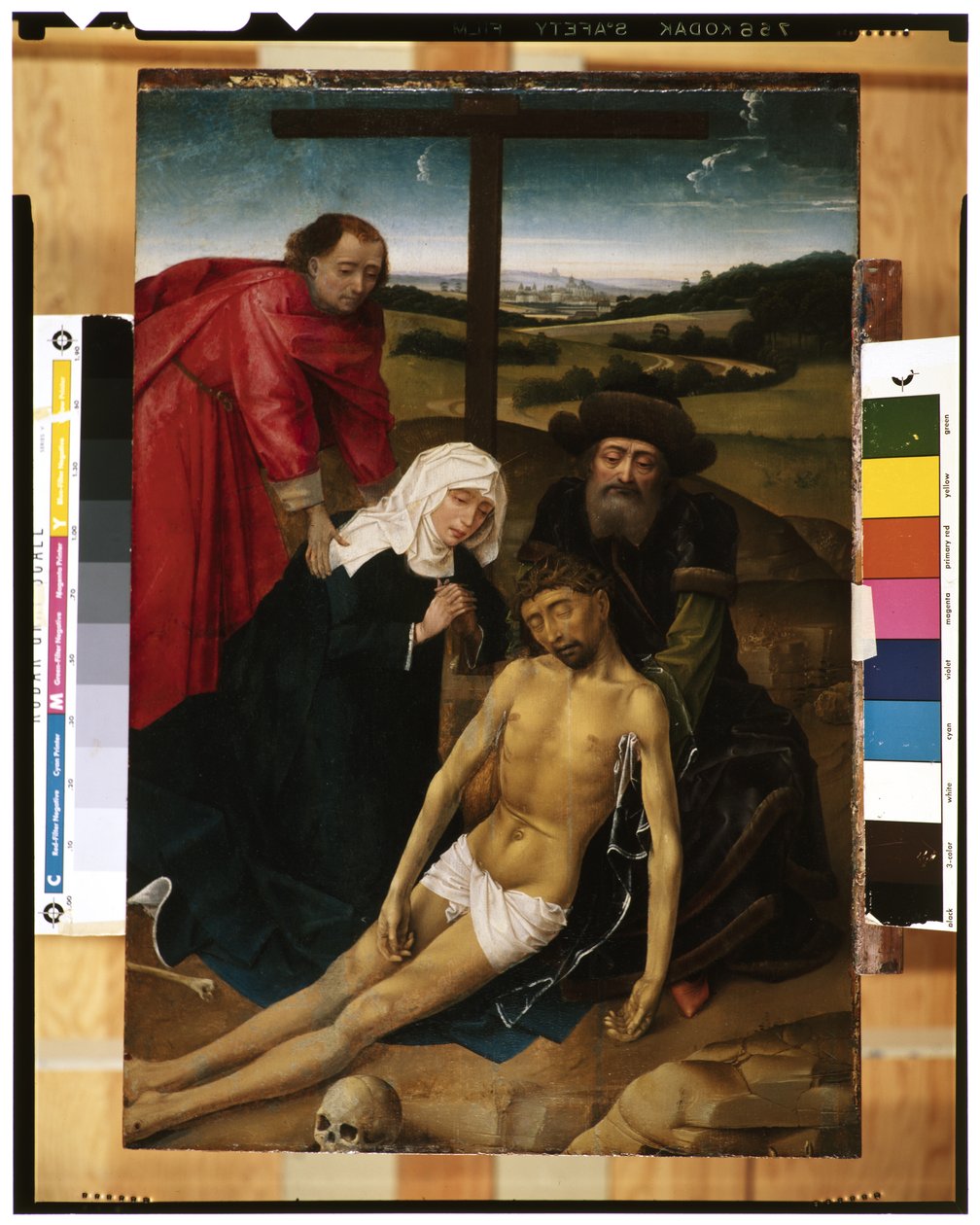 Krisztus siralma, 1460-75 körül alkotó: Rogier van der Weyden