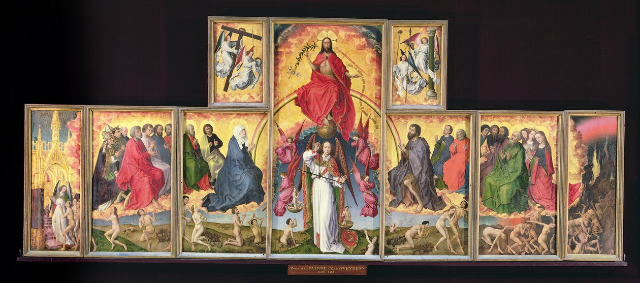 Az utolsó ítélet, 1445-50 körül alkotó: Rogier van der Weyden