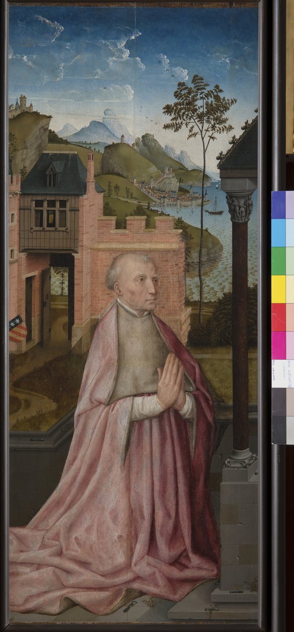 Egy bhakta imában, 1435 körül (tempera és olaj a fedélzeten) alkotó: Rogier van der (workshop of) Weyden