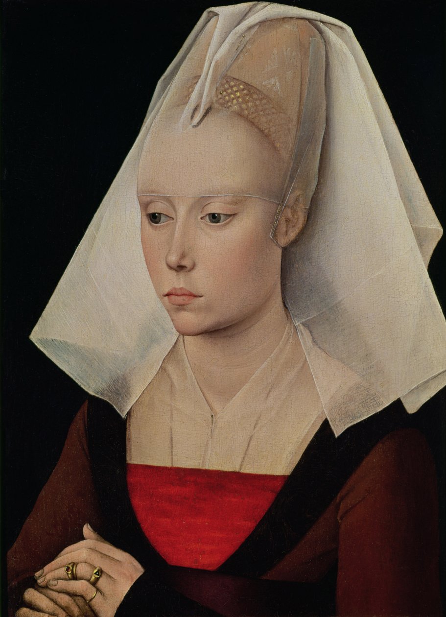 Hölgyportré, 1450-60 körül (olaj, tölgyfa tábla) alkotó: Rogier van der (workshop of) Weyden