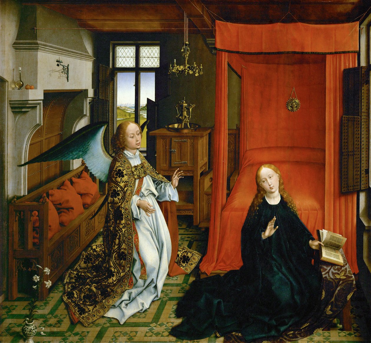 Annunciation ... alkotó: Rogier van der Weyden