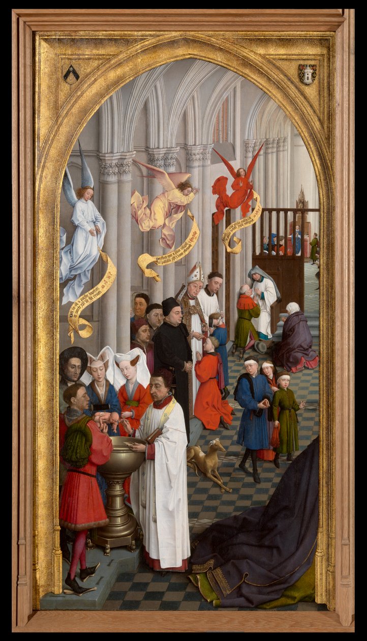 Keresztség, konfirmáció és gyónás alkotó: Rogier van der Weyden