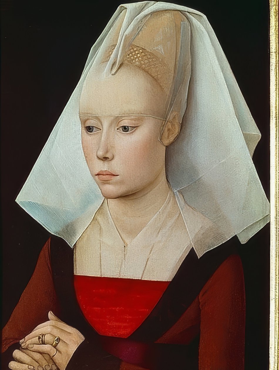 Egy hölgy portréja. 1460 körül alkotó: Rogier van der Weyden