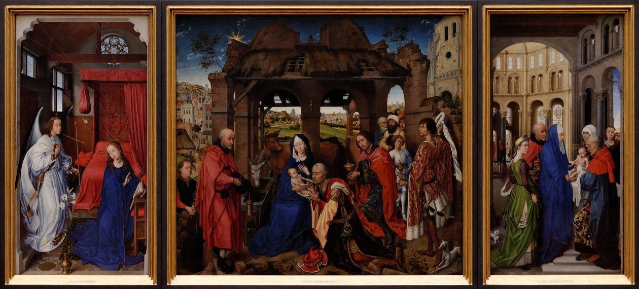 Columba Triptychon alkotó: Rogier van der Weyden