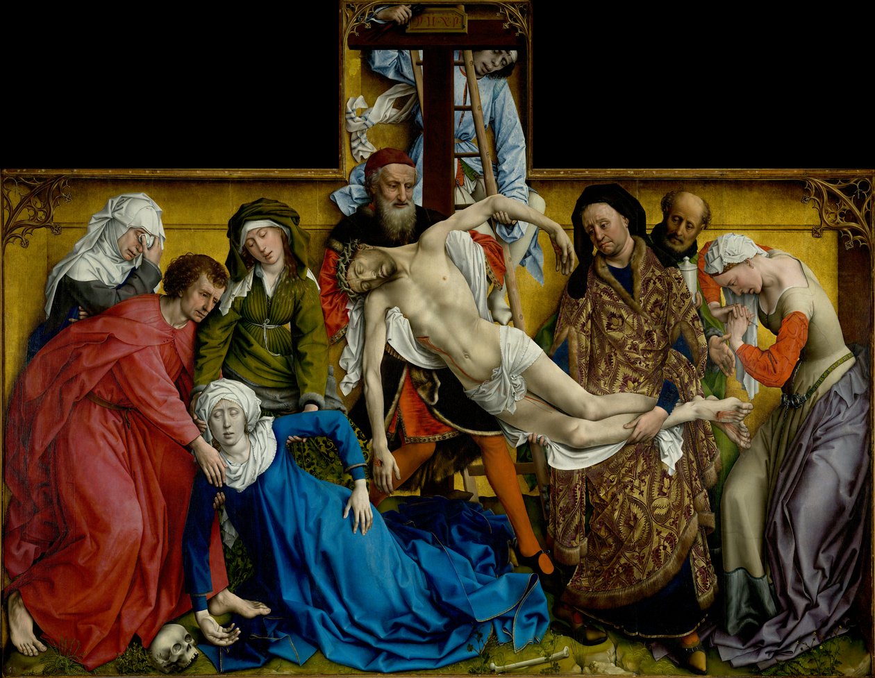 Lemerülés a keresztről, 1435 körül (olaj, tábla) alkotó: Rogier van der Weyden