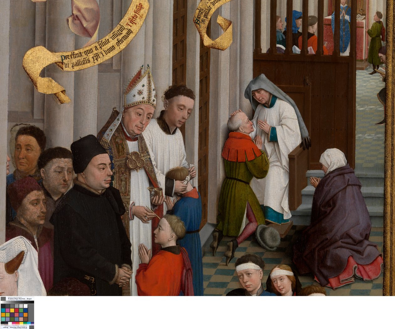 Részlet a Hét Szentség Triptichonjából alkotó: Rogier van der Weyden