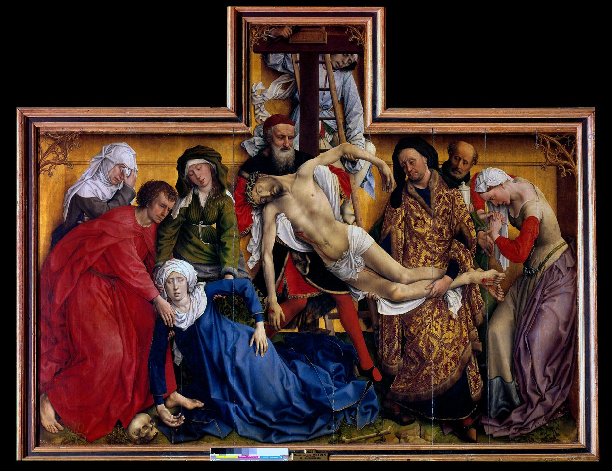 Pieta . The Deposition or Descent from the Cross alkotó: Rogier van der Weyden