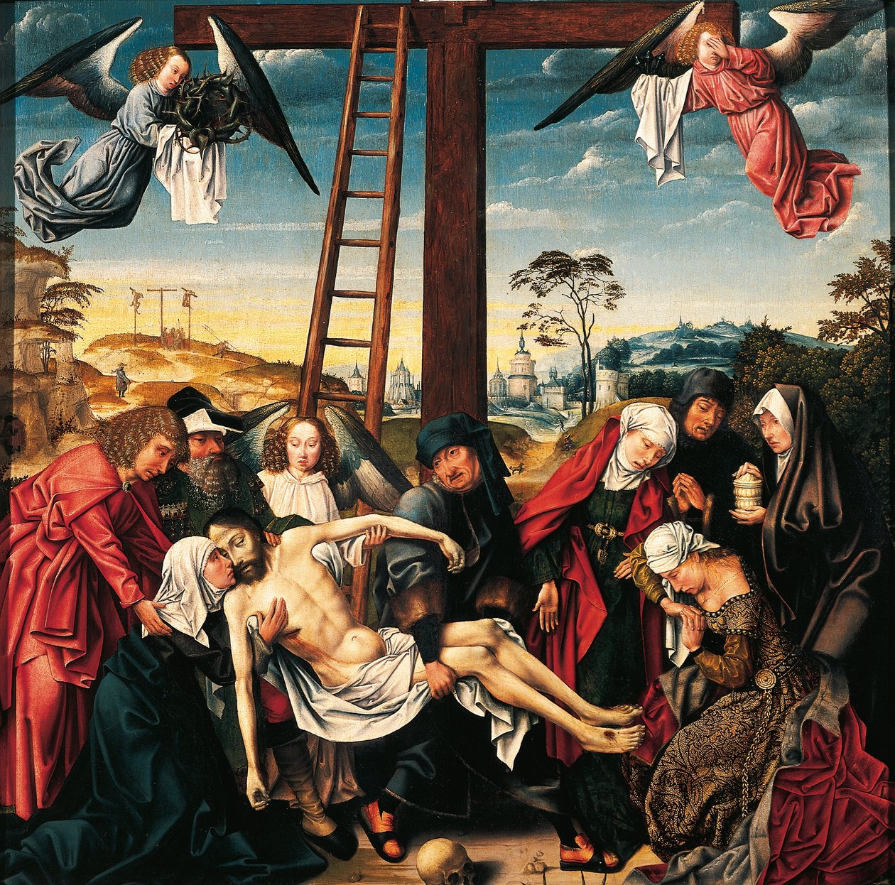 Pieta, Rogier van der Weyden (1399-1464) alkotó: Rogier van der Weyden