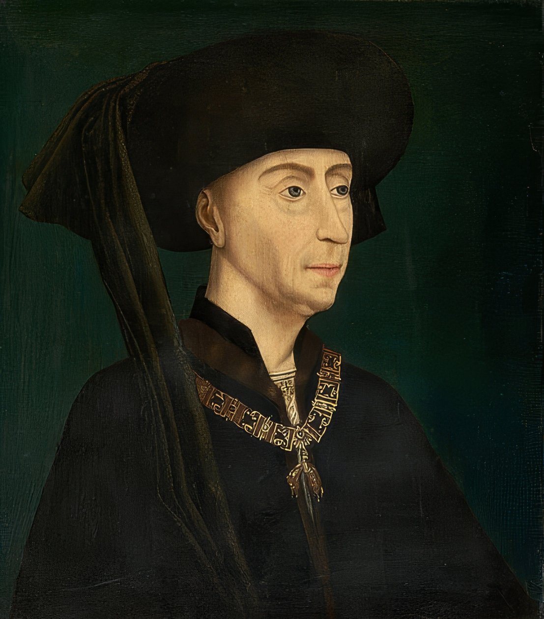 Jó Fülöp, Burgundia hercegének (1396-1467) portréja alkotó: Rogier van der Weyden