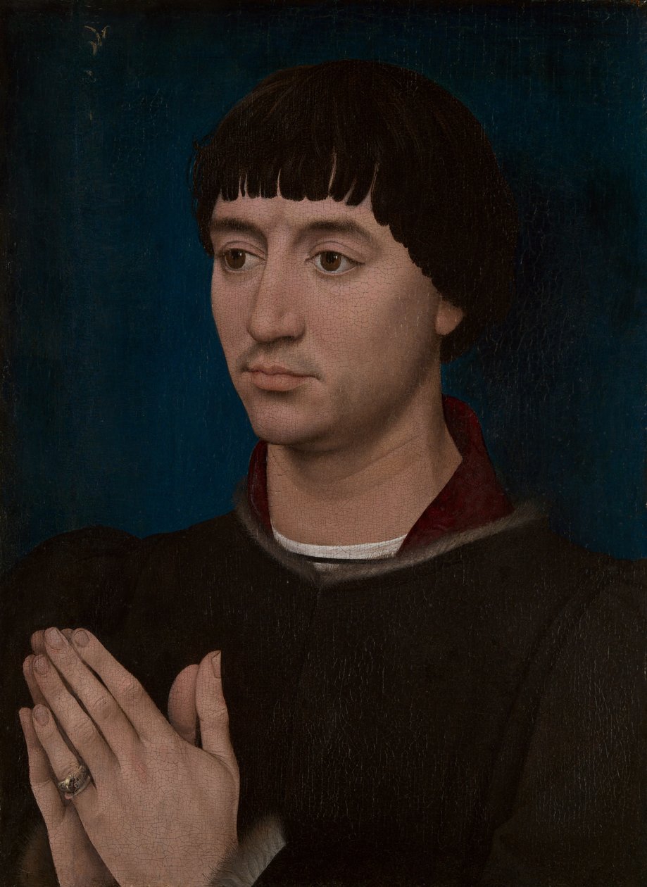 Jean Gros portréja (recto); Jean Gros címere (verso) alkotó: Rogier van der Weyden