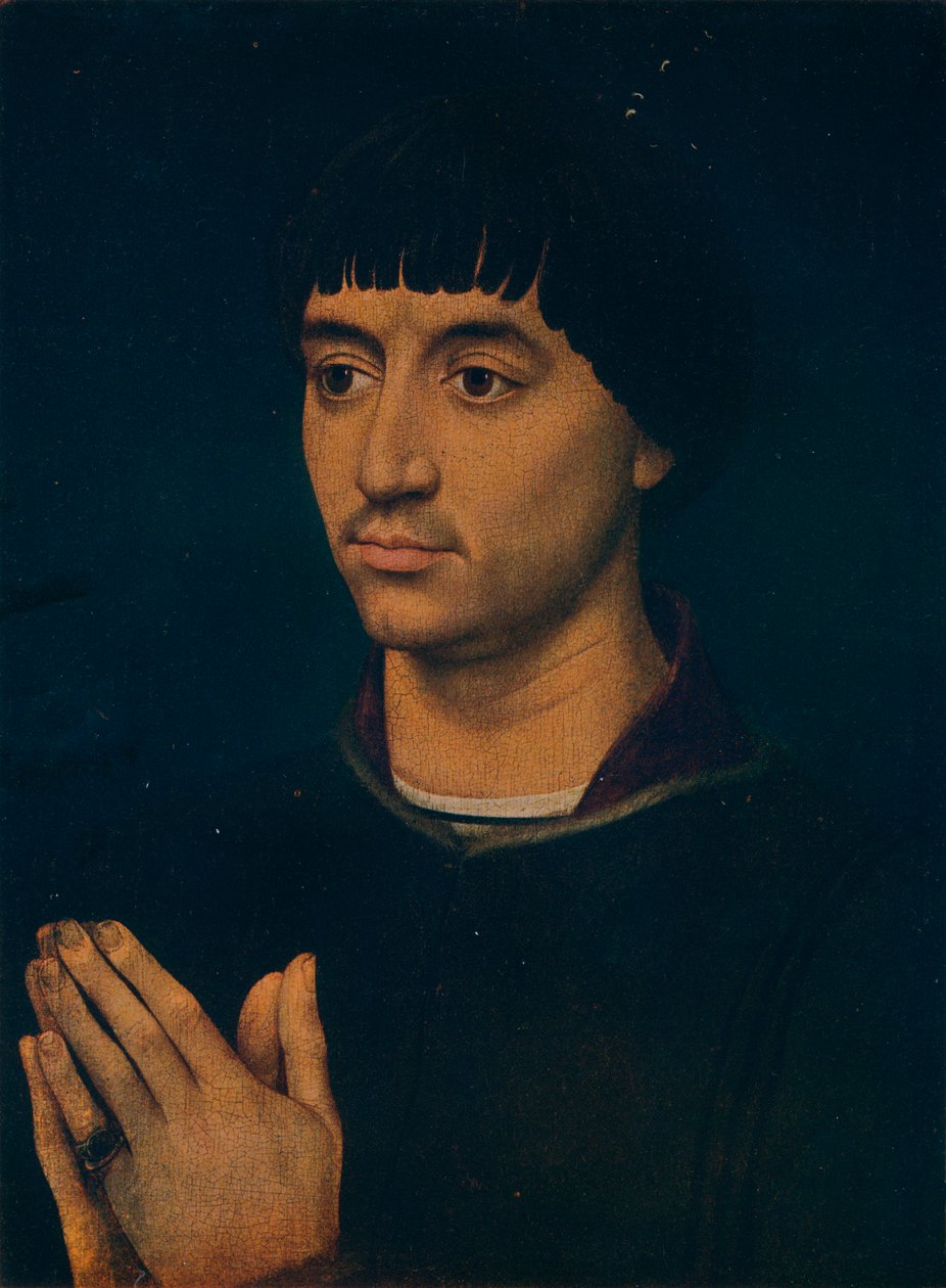 Jean Gros portréja, c1460 alkotó: Rogier van der Weyden