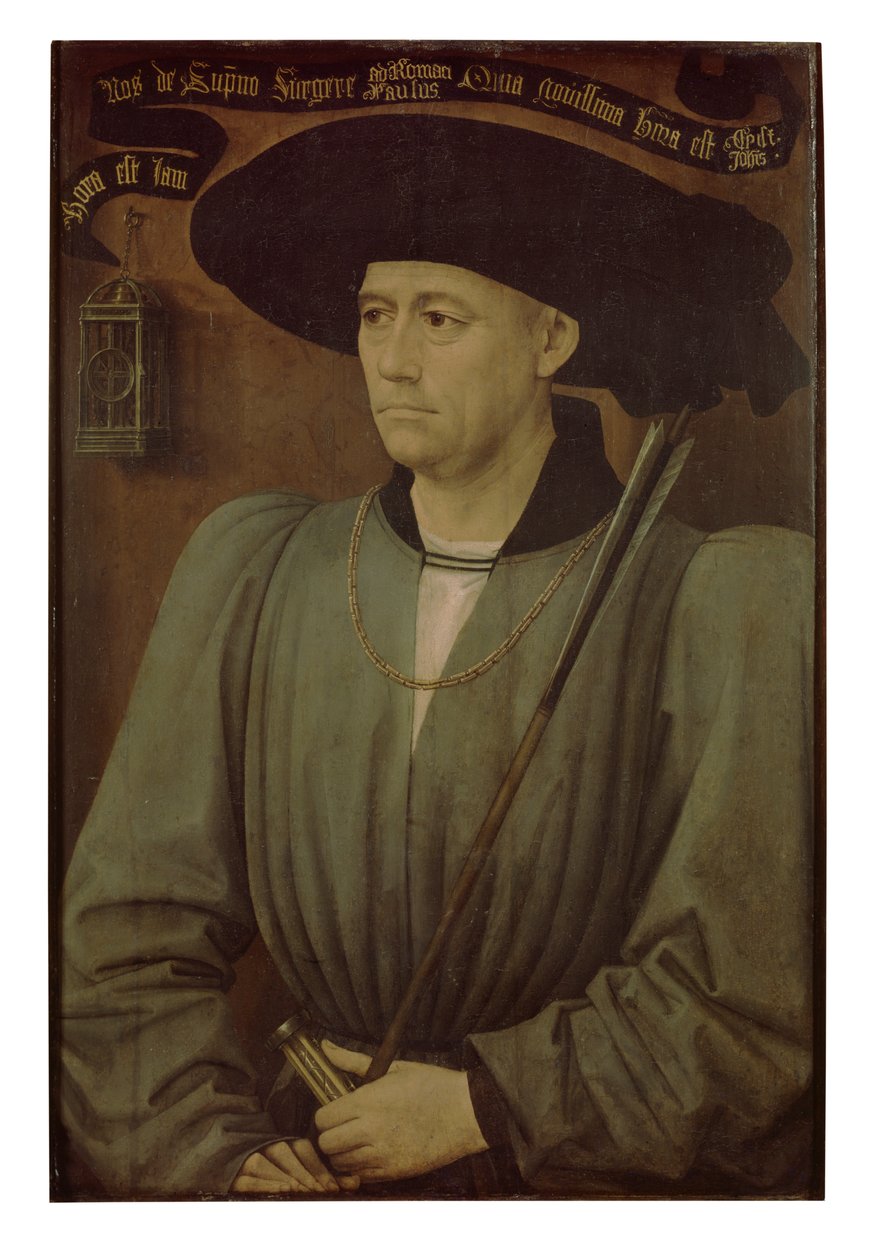 Egy versenybíró portréja (olaj a panelen) alkotó: Rogier van der Weyden