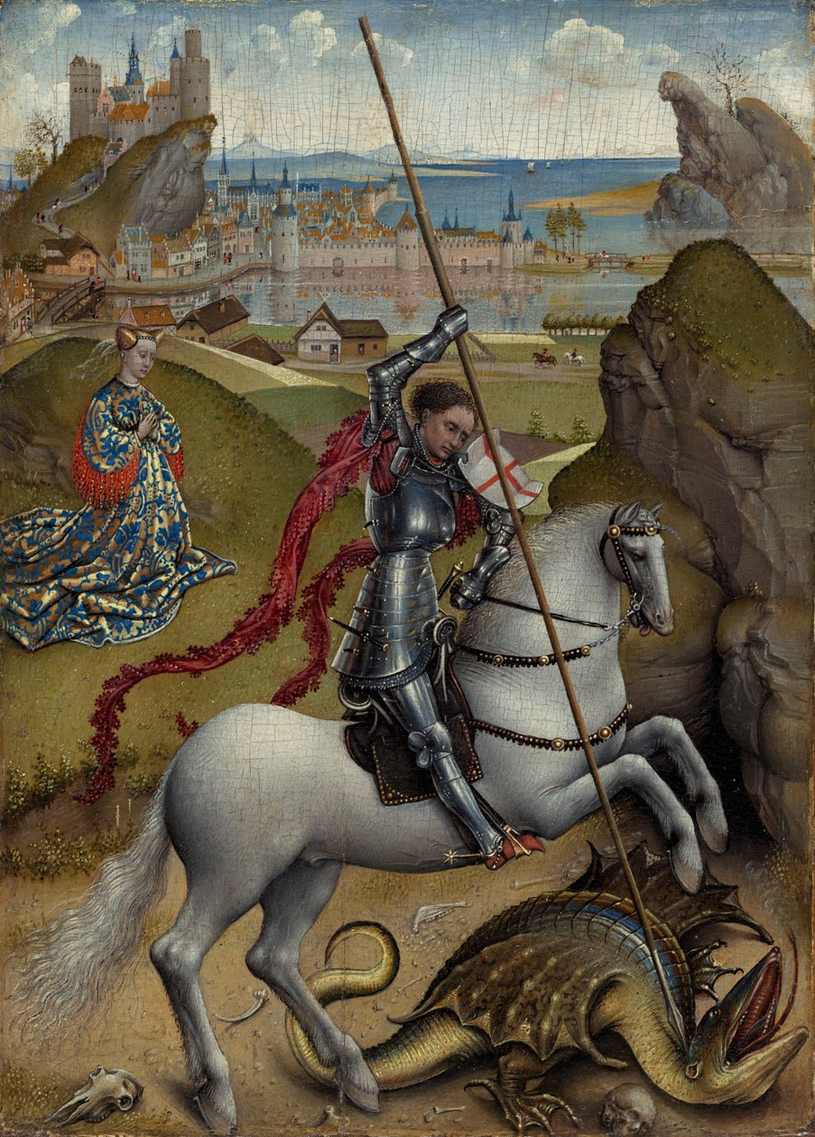 Szent György és a sárkány alkotó: Rogier van der Weyden