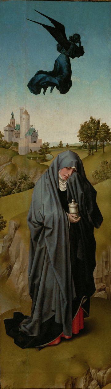 Szent Mária Magdolna A keresztre feszített triptichon, c. 1440 alkotó: Rogier van der Weyden
