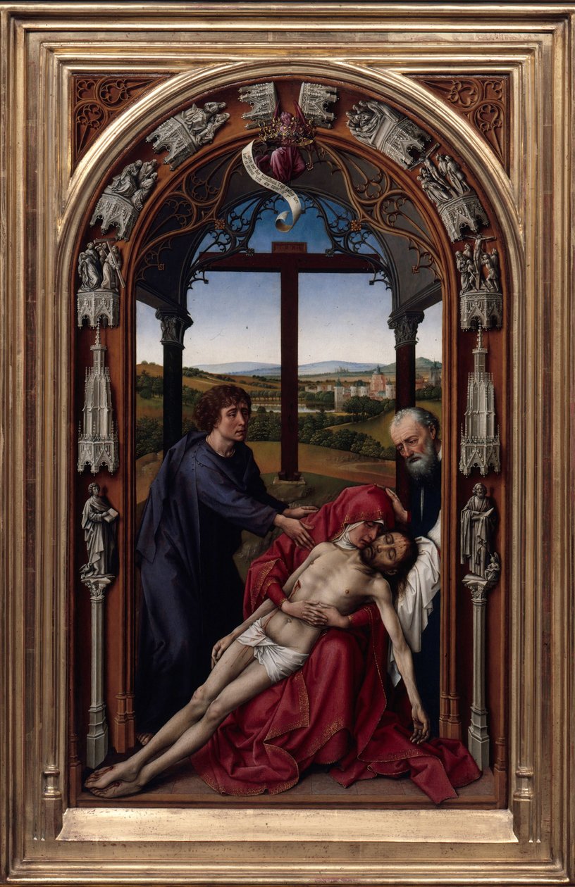 Miraflores Boldogasszony oltára, c. 1440 alkotó: Rogier van der Weyden