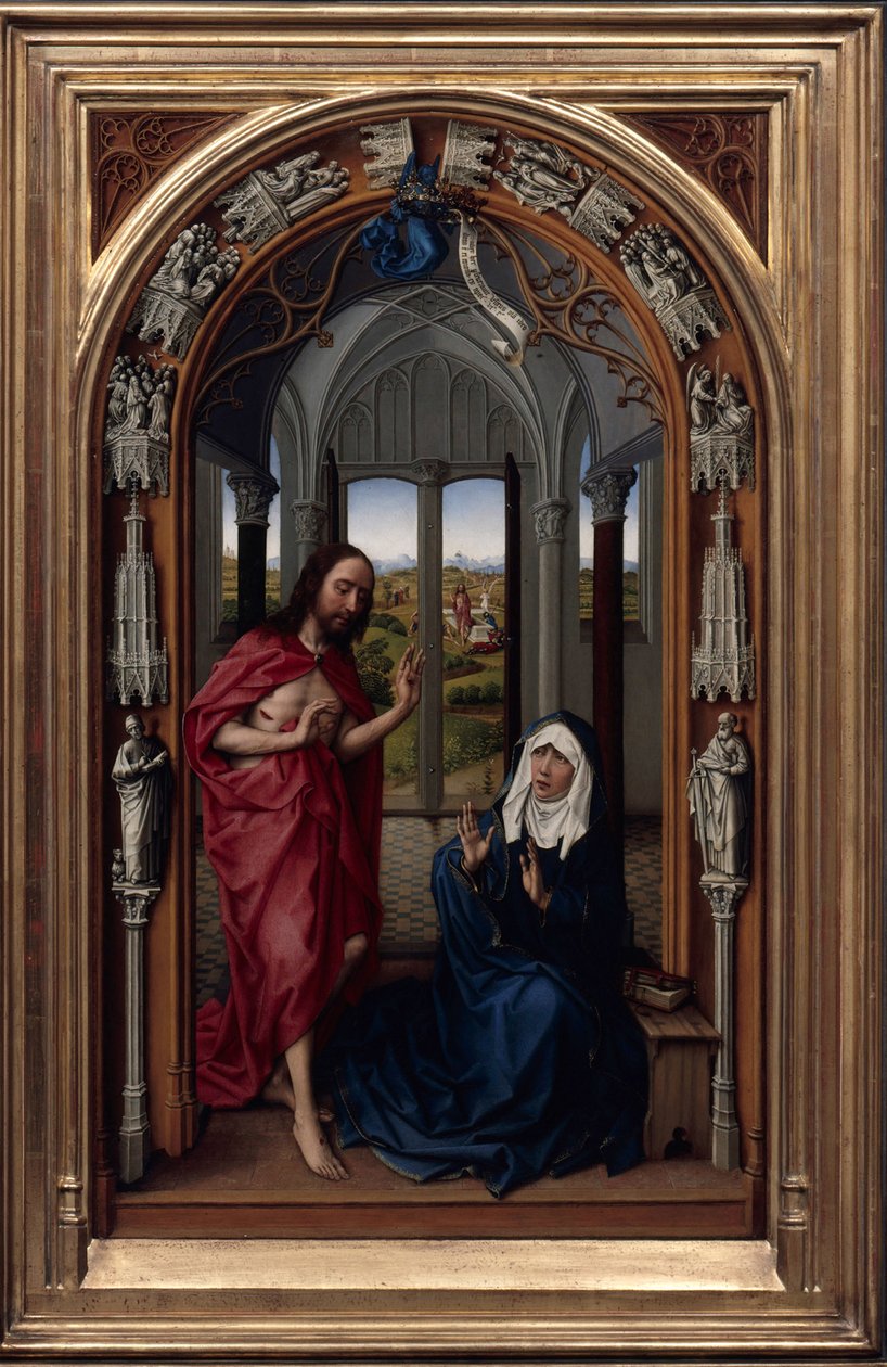 Miraflores Boldogasszony oltára, c. 1440 alkotó: Rogier van der Weyden