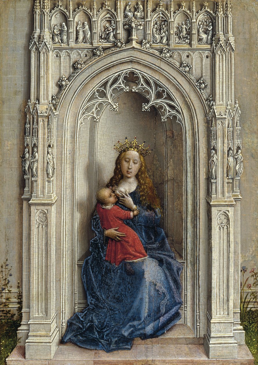 A Szűz és a Gyermek trónolt, kb. 1433 alkotó: Rogier van der Weyden