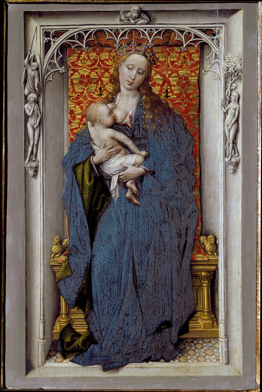 Szűz és gyermek (festmény alkotó: Rogier van der Weyden