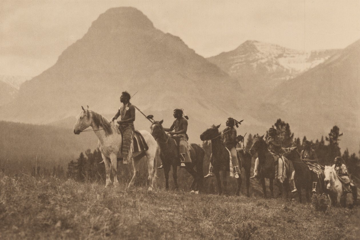The Pass Finders, Piegan, Montana,1913 (fotó) alkotó: Roland W. Reed