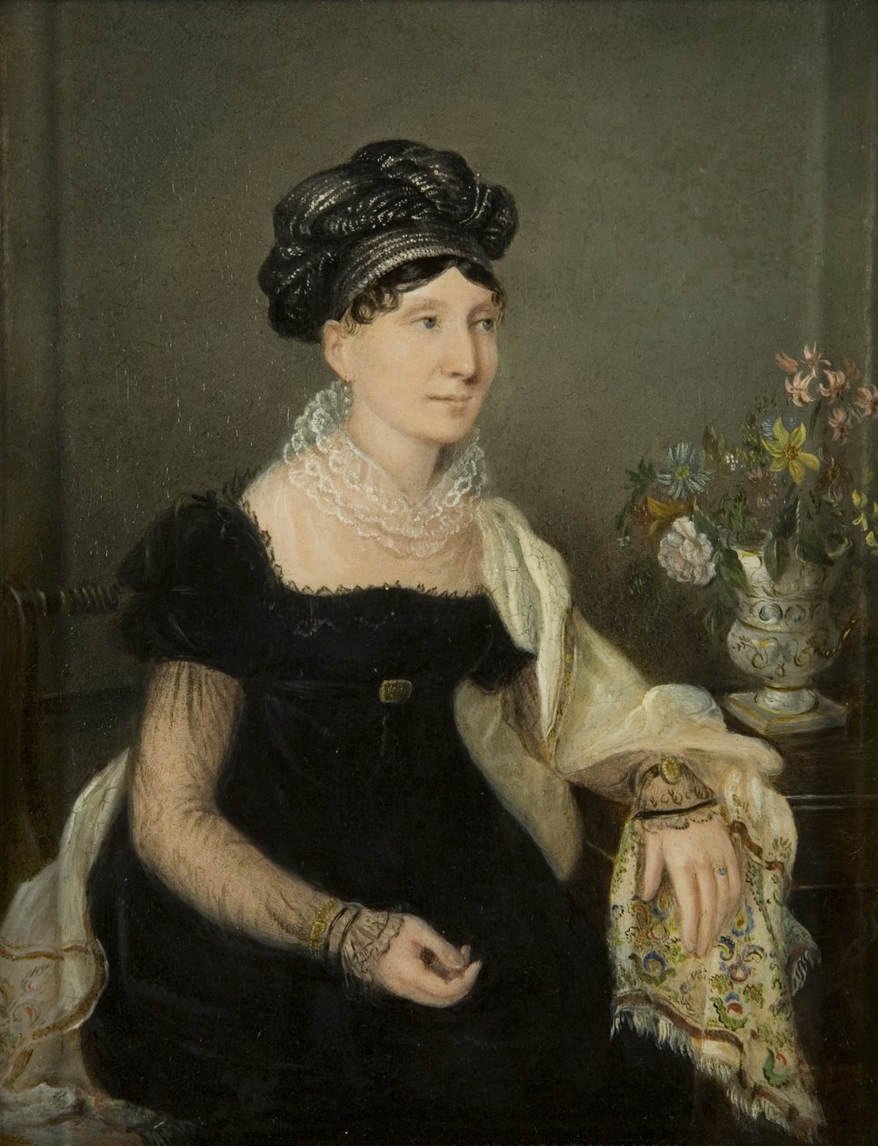 Madame Catalani, 1821 körül (olaj, malomdeszka) alkotó: Rolinda Sharples