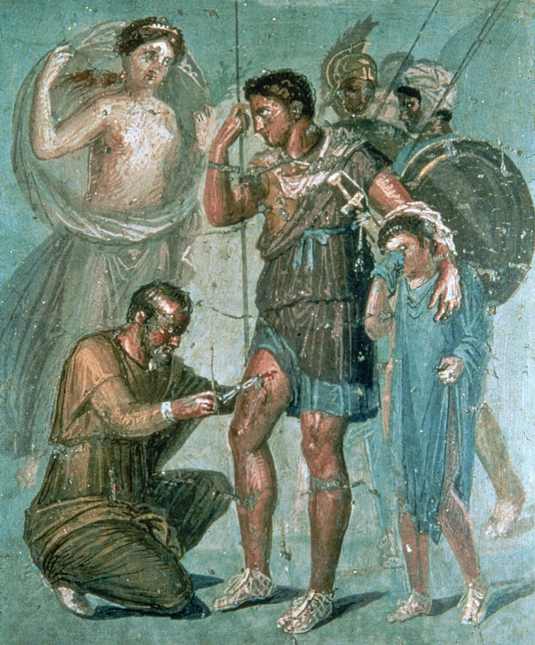 Aeneas megsérült, Pompejiből alkotó: Roman