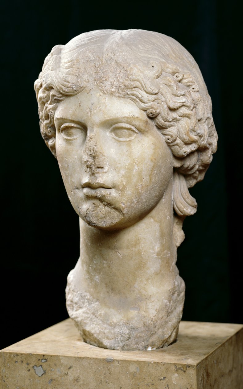 Idősebb Agrippina mellszobra (Kr. e. 14-33) Kr. u. 37-41 (márvány) alkotó: Roman