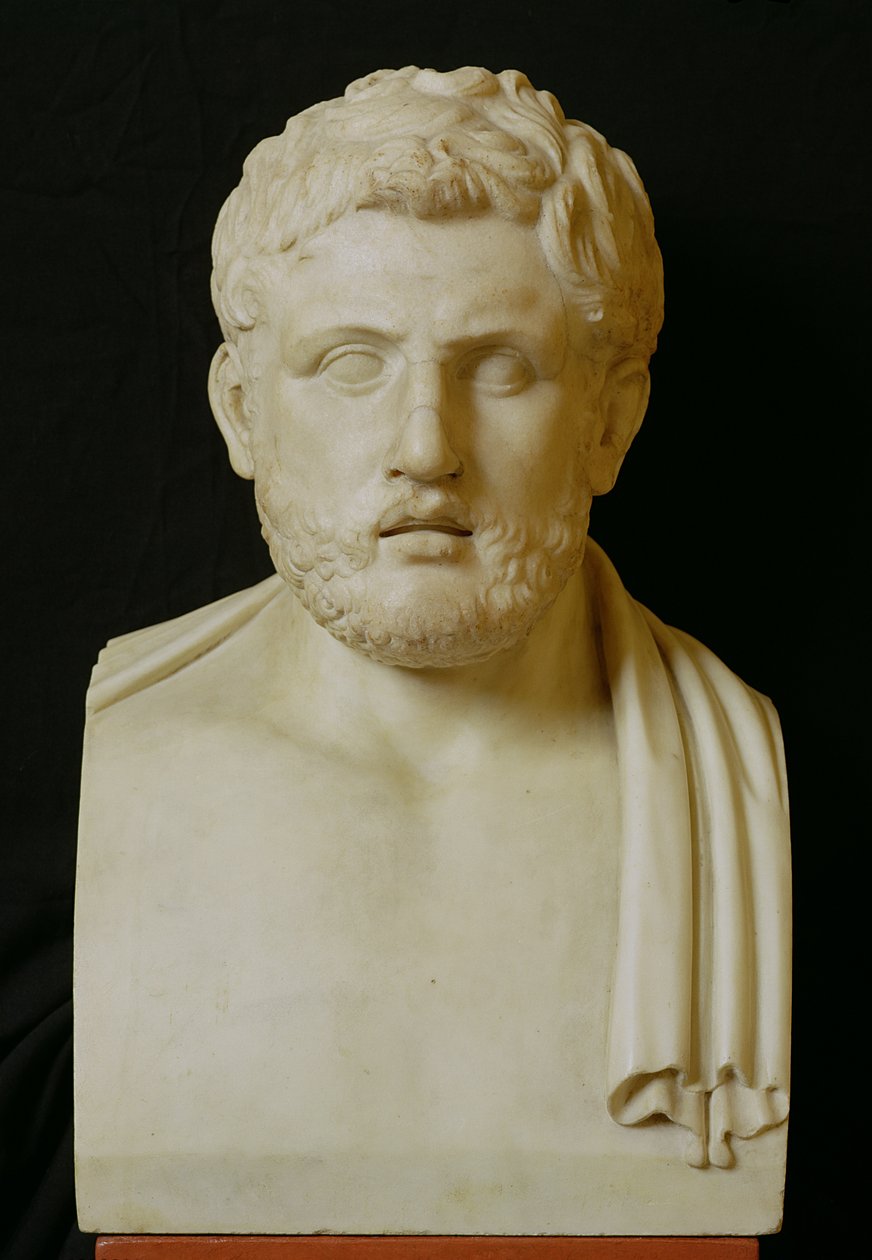 Alkibiadész mellszobra (i.e. 450-404) (márvány) alkotó: Roman