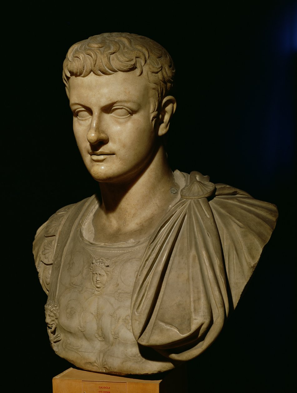 Caligula mellszobra (Kr. u. 12-41) alkotó: Roman