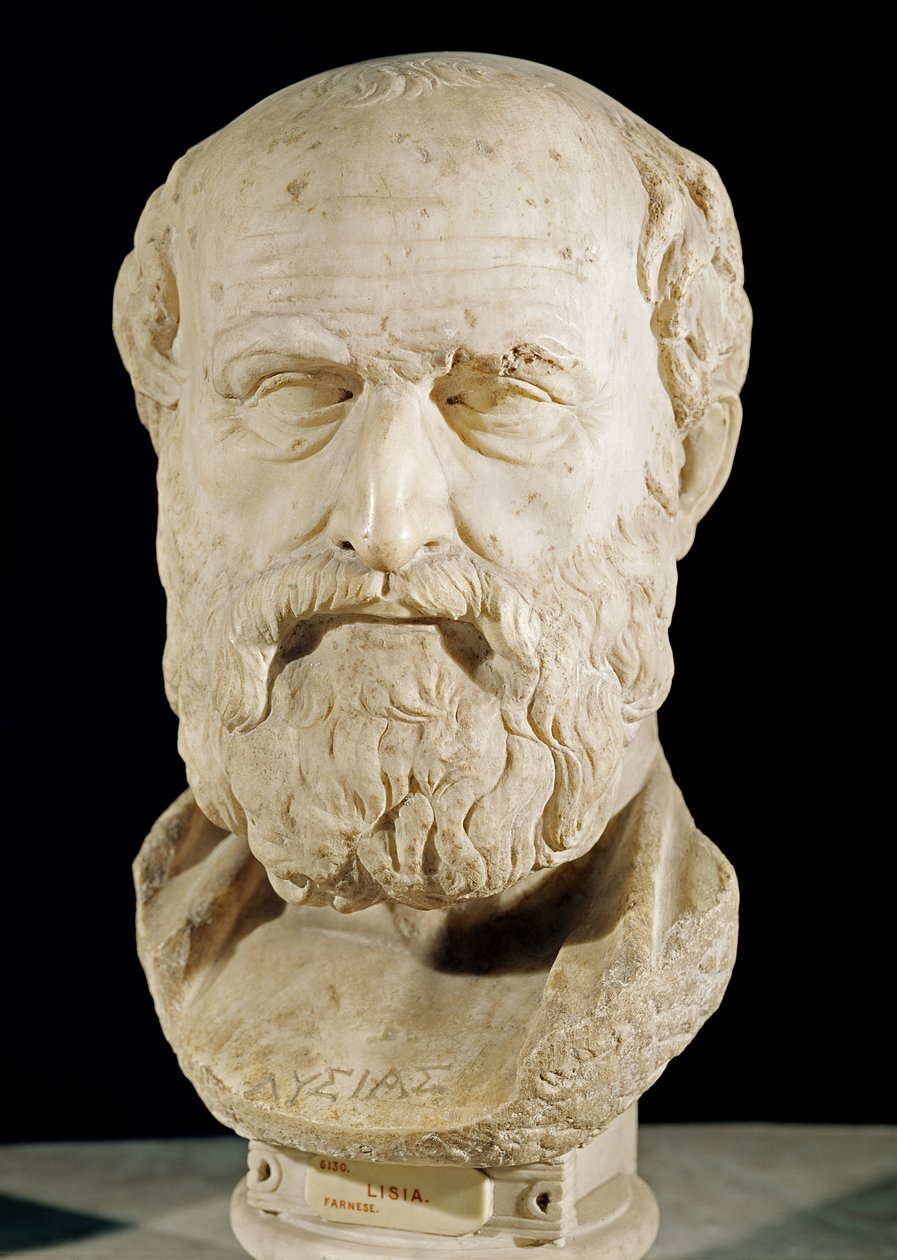 Lysias mellszobra (i.e. 458-kb. 380 körül) (márvány) alkotó: Roman