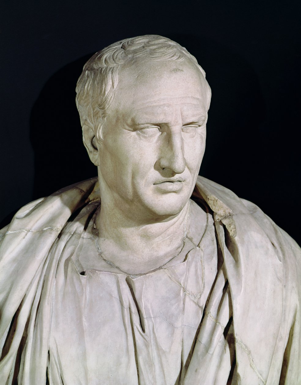 Marcus Tullius Cicero mellszobra i.e. 106-43 márvány részlet 168173 alkotó: Roman
