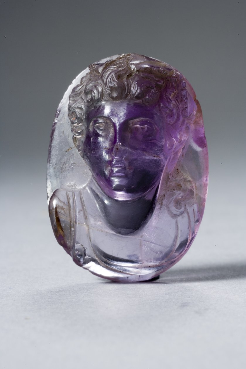 Cameo, i.sz. 1-2. század (ametiszt) alkotó: Roman