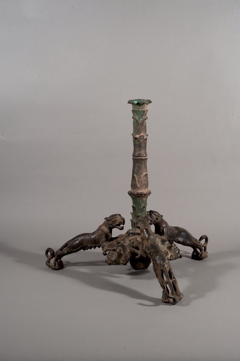 gyertyatartó (bronz) alkotó: Roman