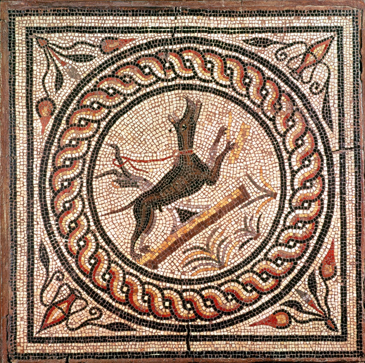 Canem-barlang (Óvakodj a kutyától) 2-3. század (mozaik) alkotó: Roman