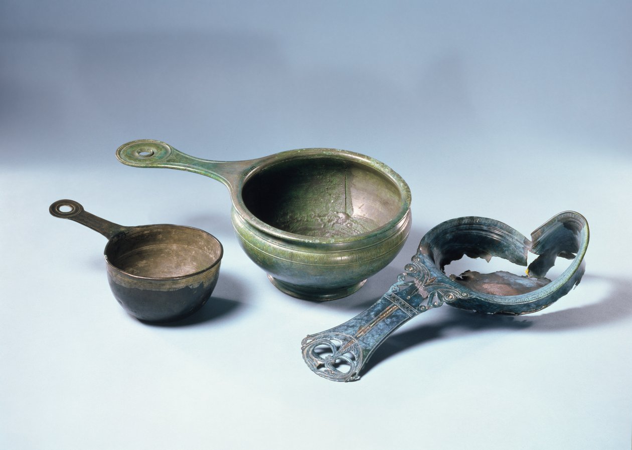Főzőberendezés, (bronz) alkotó: Roman