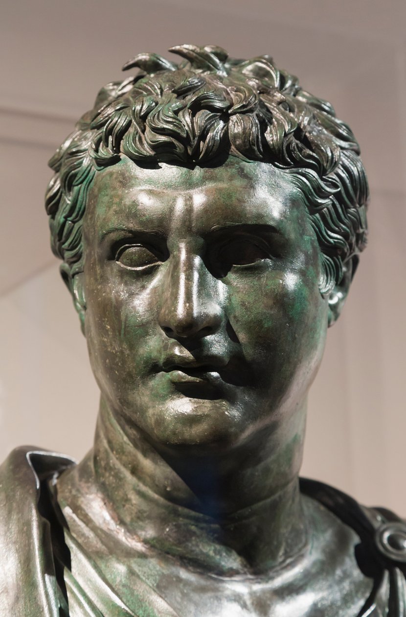 II. Eumenész, a pergamoni könyvtár alapítója, ie 50 körül (bronz) alkotó: Roman