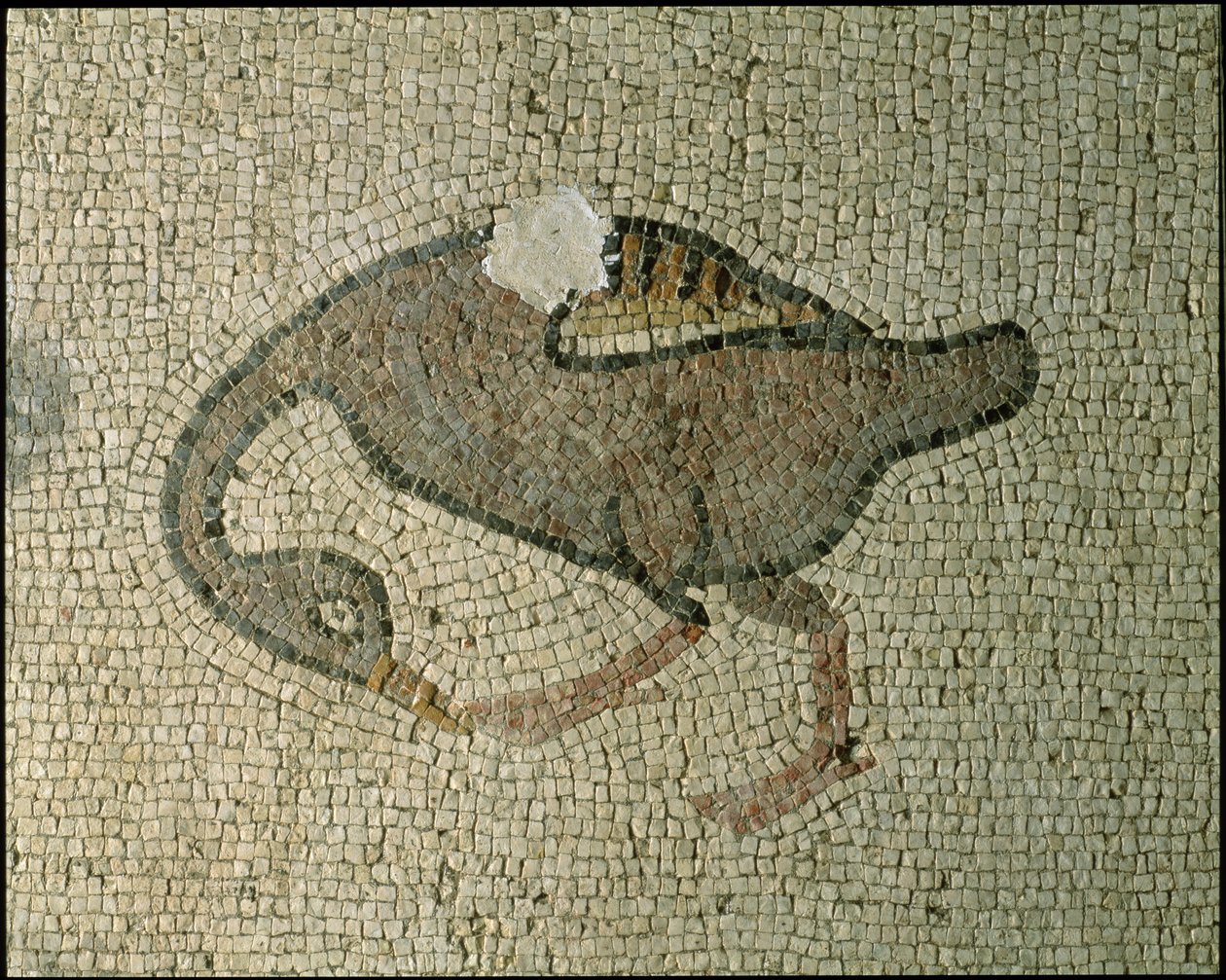 Bazilika padlója (mozaik) alkotó: Roman